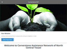 Tablet Screenshot of cornerstonenct.org